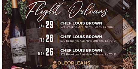 Chef Louis Brown and Kim Lewis of Ole Orleans Wines