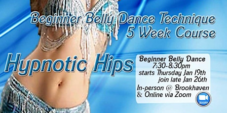 Hypnotic Hips - Basic Belly Dance Technique 5 week course primary image