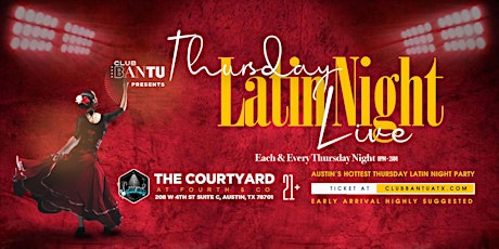 Club Bantu Presents - Thursday Latin Night "LIVE" Party