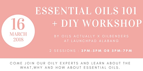 Essential Oils 101 + DIY Workshop primary image