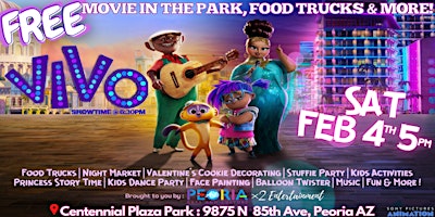 FREE Outdoor Movie, Valentine's PreParty, PJ Party