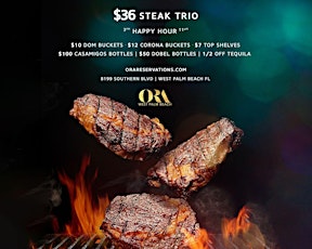 ORA West Palm Beach | Steak Trio Wednesday