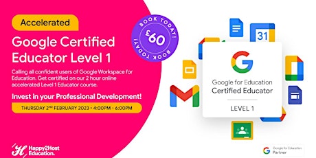 Accelerated Google Certified Educator Level 1