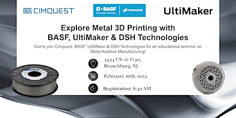 Explore Metal 3D Printing with BASF, UltiMaker & DSH