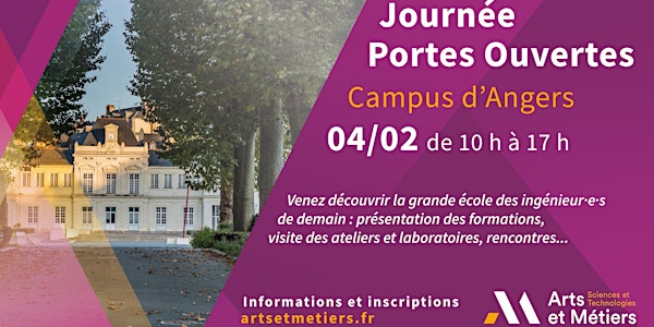 Journée Portes Ouvertes du Campus Arts et Métiers d'Angers