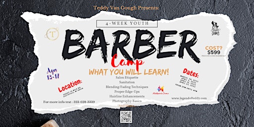 4- Week Youth Barber Camp