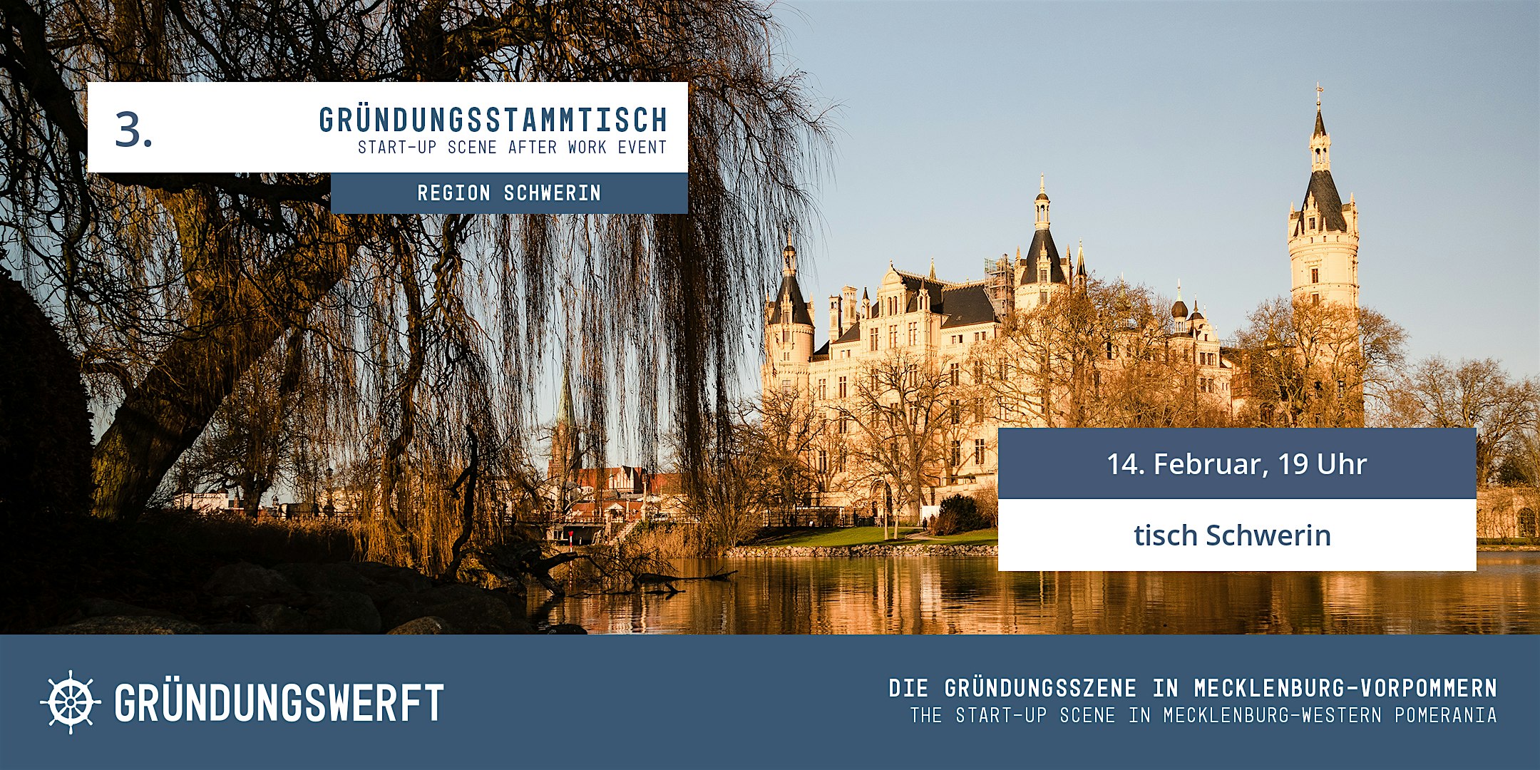 Veranstaltungsbild für die Veranstaltung 4. Gründungsstammtisch Region Schwerin