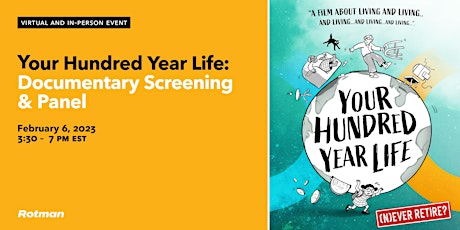'Your Hundred Year Life' - Documentary Screening & Panel
