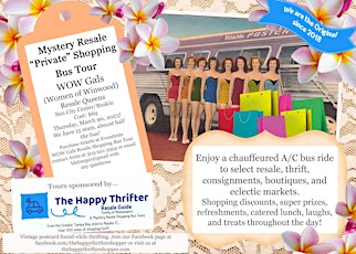 Private SOLD - WOW gals-Thrifting Resale Bus Tour -Sun City Ruskin-$69.00