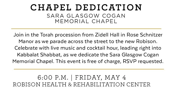 Sara Glasgow Cogan Memorial Chapel Service & Dedication