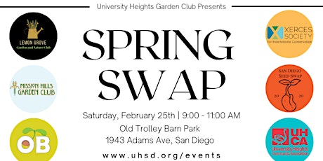 University Heights Garden Club - Spring Swap