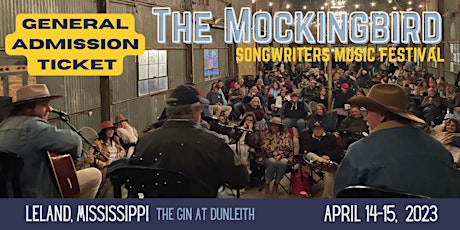 Imagen principal de 2023 Mockingbird Songwriters Music  Festival - General Admission