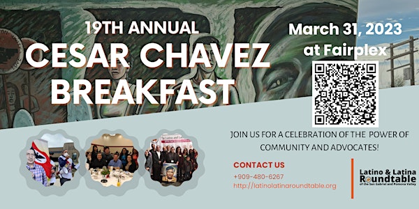 19th Annual Cesar Chavez Breakfast and Fundraiser by Latino/a Roundtable