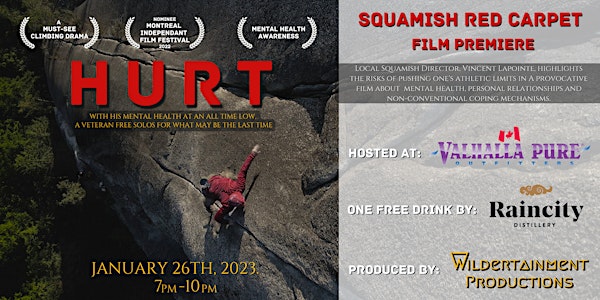Short Film "HURT" Premiere at Valhalla Pure