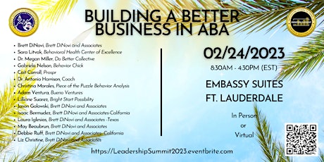 Leadership Summit: Building a Better Business in ABA
