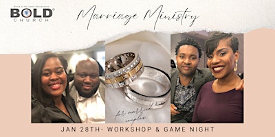 Marriage Ministry Workshop and Game Night