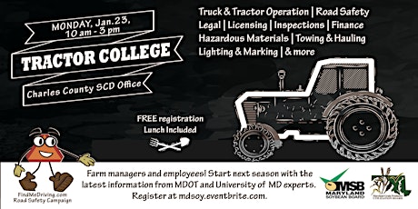 Tractor College @ Charles Soil Conservation District
