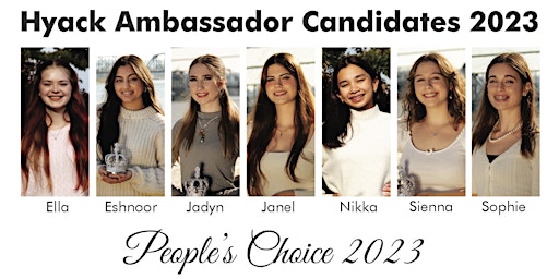 Hyack Ambassador  - PEOPLE'S CHOICE VOTES 2023