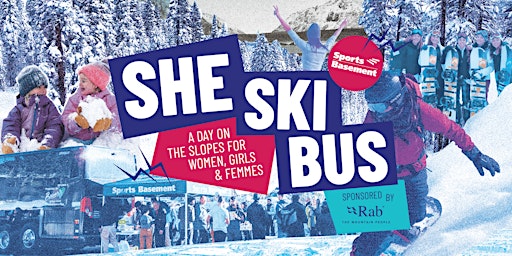 She Ski Bus sponsored by Rab