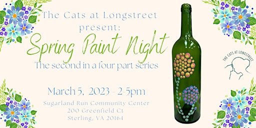 The Cats at Longstreet's Spring Paint Night - The Second in a Series