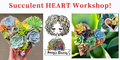 4pm Wood Heart Succulent Workshop!