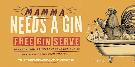 Mothers Day - Free Gin Serve primary image