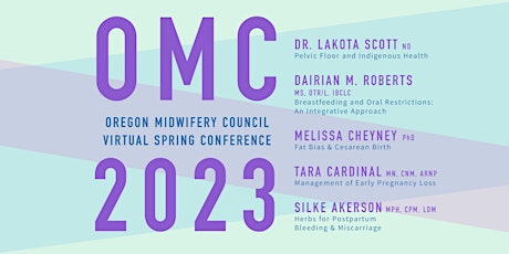 Oregon Midwifery Council 2023 Spring Conference