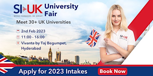 UK University Fair in Hyderabad on 2nd February 2023