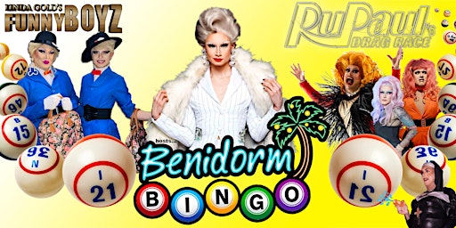 FunnyBoyz: Benidorm Bingo hosted by RuPaul Drag Race's Scarlett Harlett