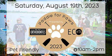 Dr. Wax Orthodontics Paddle for Paws 2023