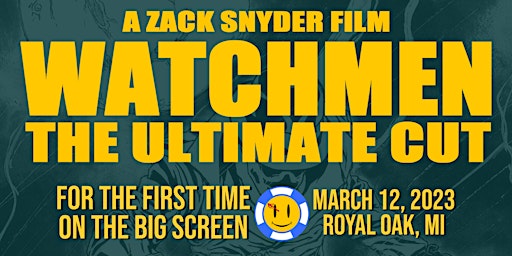 Zack Snyder's Watchmen The Ultimate Cut Viewing Party Benefitting AFSP