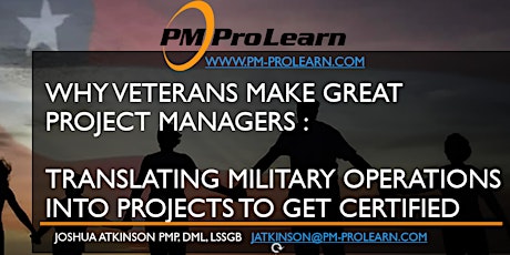 Why veterans Make Great Project Managers and Power of Certifications