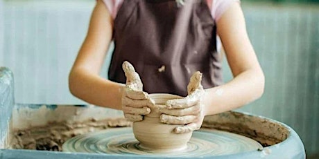Intro to Pottery wheel throwing for Families in Oakville, Bronte Harbour