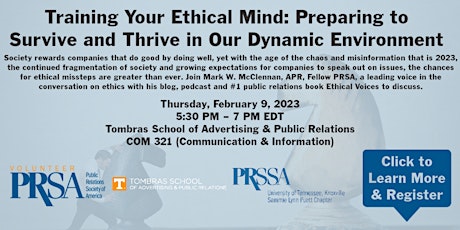 Training Your Ethical Mind: Preparing to Survive and Thrive in Our Dynamic