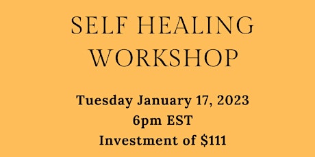 Deep Self Healing Workshop primary image