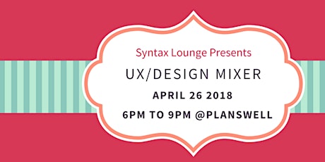 Syntax Lounge Presents UX/Design Mixer primary image
