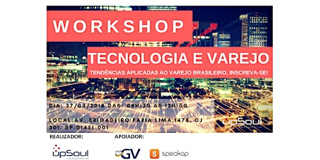 Imagem principal do evento Workshop - Tecnologia e Varejo