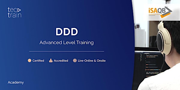 iSAQB®  DDD - Domain Driven Design Training 07-09 Feb 2023 / Live-Online
