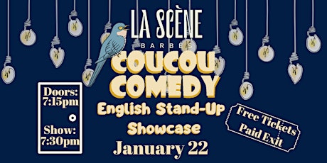 Primaire afbeelding van Coucou Comedy: English Stand-Up at La Scene Barbés