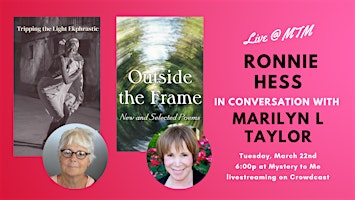 Live @ MTM: Ronnie Hess in Conversation with Marilyn L Taylor