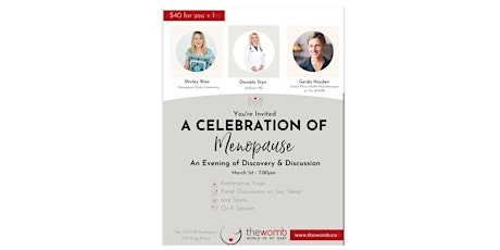 A Celebration of Menopause