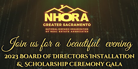 NHORA 2023 Board of Directors Installation &  Scholarship Ceremony and Gala