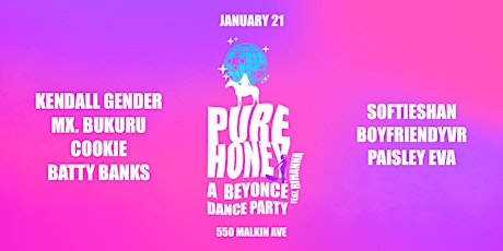 PURE HONEY ~ A Beyoncé Dance Party / Feat. Rihanna primary image