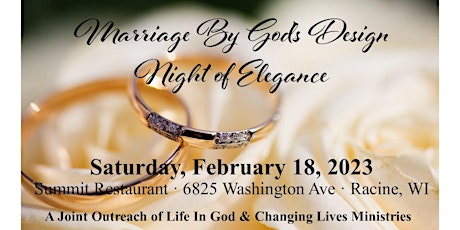 Marriage By God's Design Night of Elegance