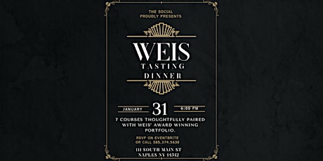 The Social's Weis Wine Pairing Dinner @ The Naples Hotel