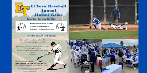 El Toro Baseball Alumni Game & Community Event