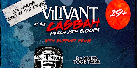 VILIVANT at The Casbah with Banned Together and The Barrel Rejects