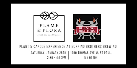 Plant & Candle Experience at Burning Brothers Brewing