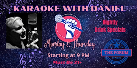 Karaoke with Daniel Mondays
