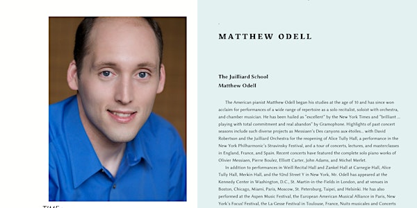 Matthew Odell Piano Recital
